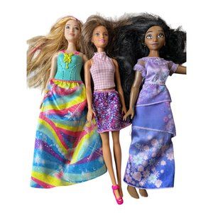 Barbie Disney Mattel 3 Dolls